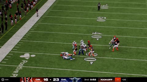 Monday Night Football - Cowboys VS Bengals - Madden 25