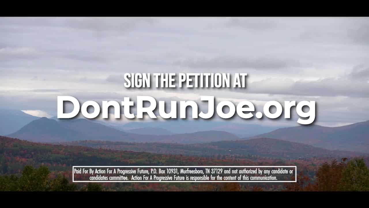 'DON'T RUN JOE!': New Hampshire Voters Release Ad, '#DontRunJoe'