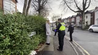 Police arrest woman for praying in her mind.