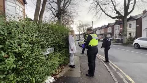 Police arrest woman for praying in her mind.