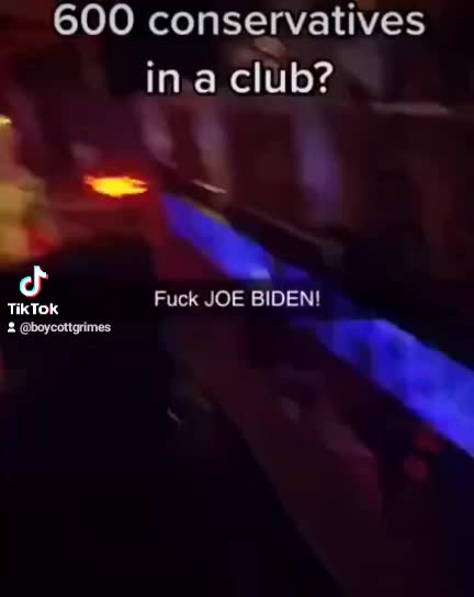 TIME TO PARTY🤣 F*CK JOE BIDEN THE CROWD CHANTS