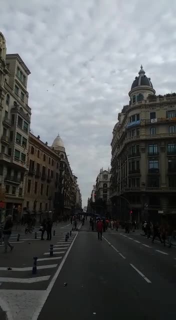 Con Policías nacionales durante el ataque separatista del 18-O en Barcelona (7)