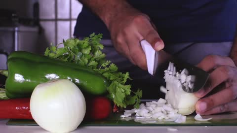 chop vegetables