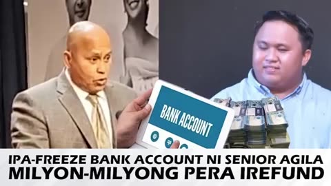 Hala Bank Account ni Senior Agila Bubuksan at ipa Freeze Milyon ibayad at E-refund sa mga Membro