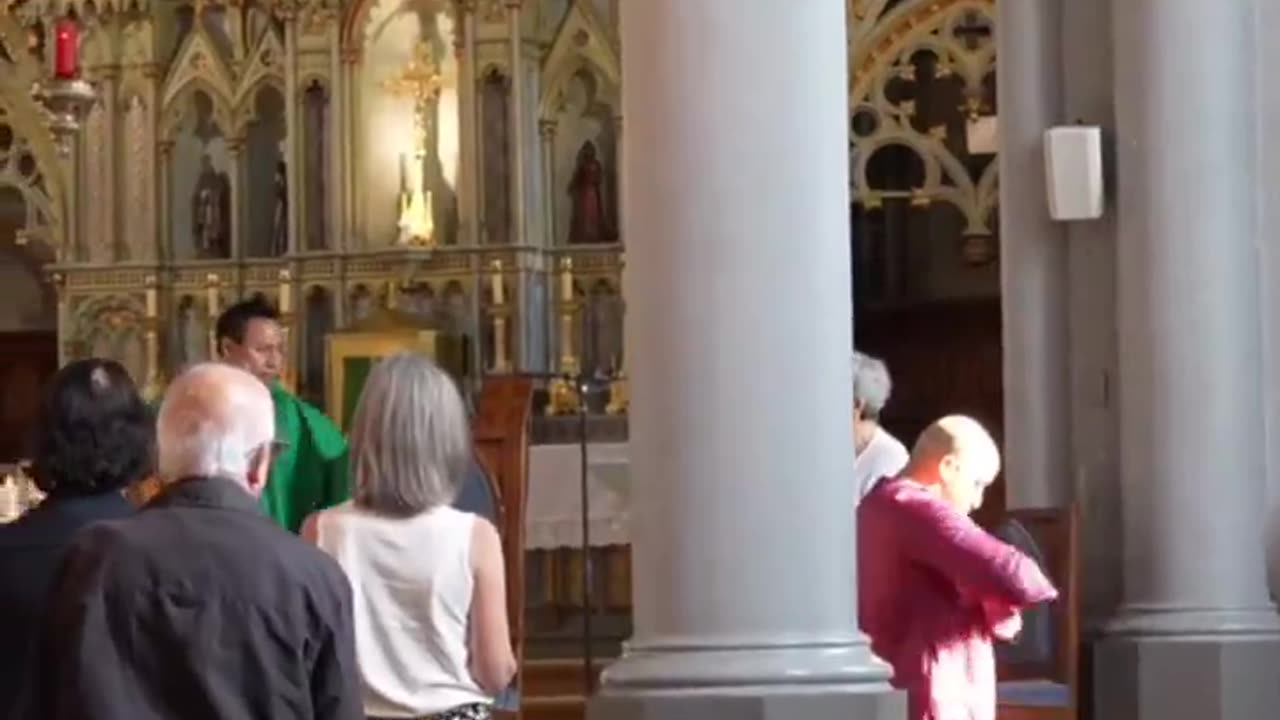 Islamic extremist Nabil Absi stormed Mass in a Catholic Church and performed Islamic prayers.