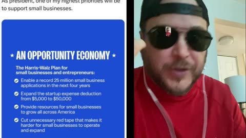 Kamala & her meaningless small business plan