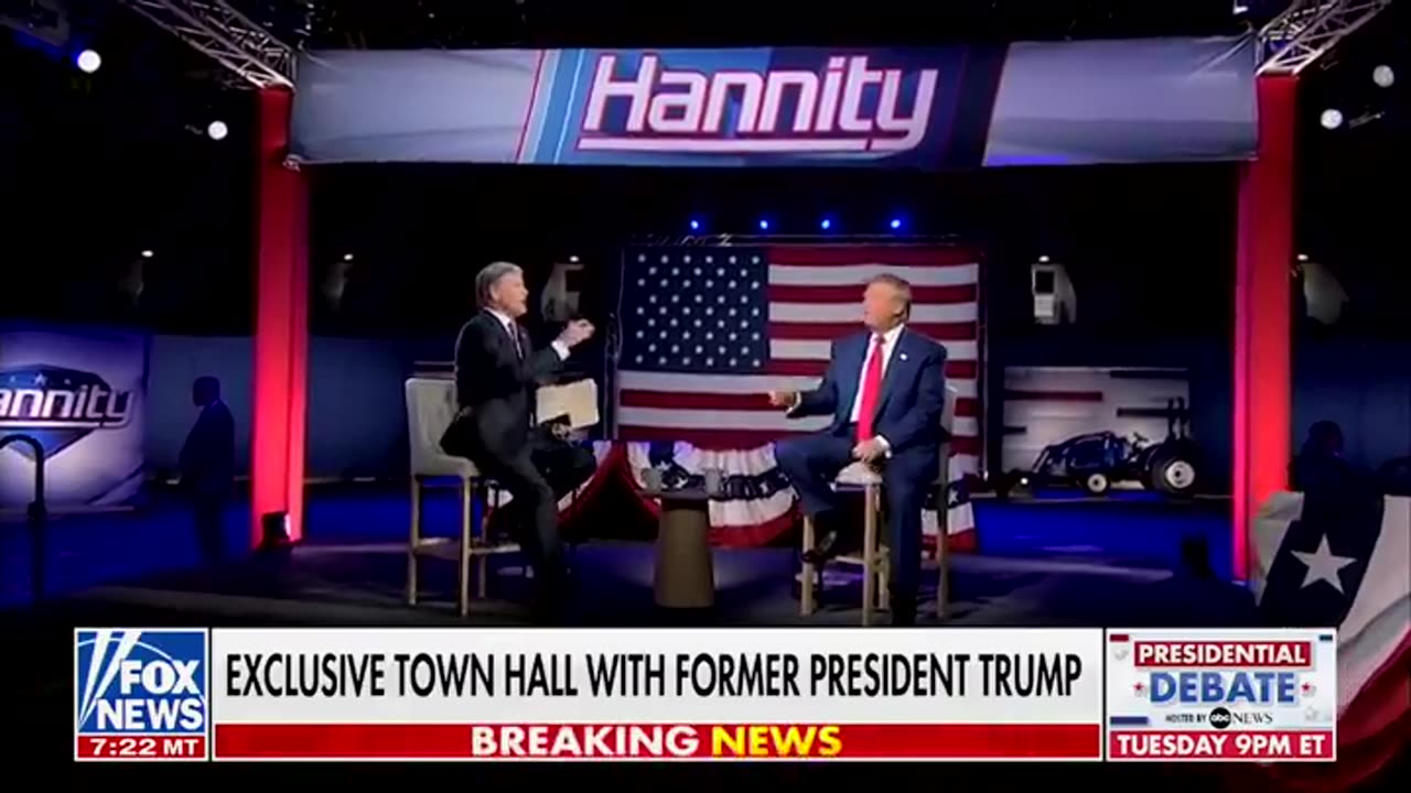 16 MINUTES OF FAME: Hannity Jokingly Ends Trump Town Hall After 16 1/2 Minutes [WATCH]