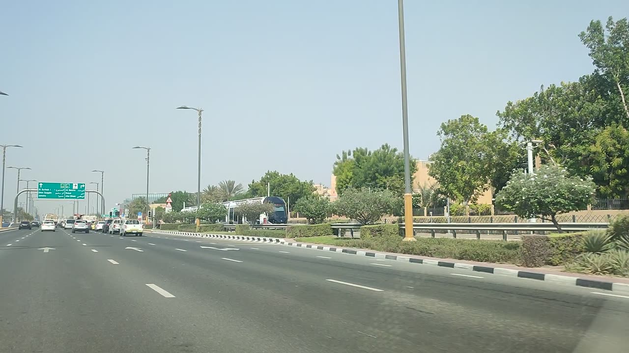 lovely weather, smooth drive, scenic magic, dubai