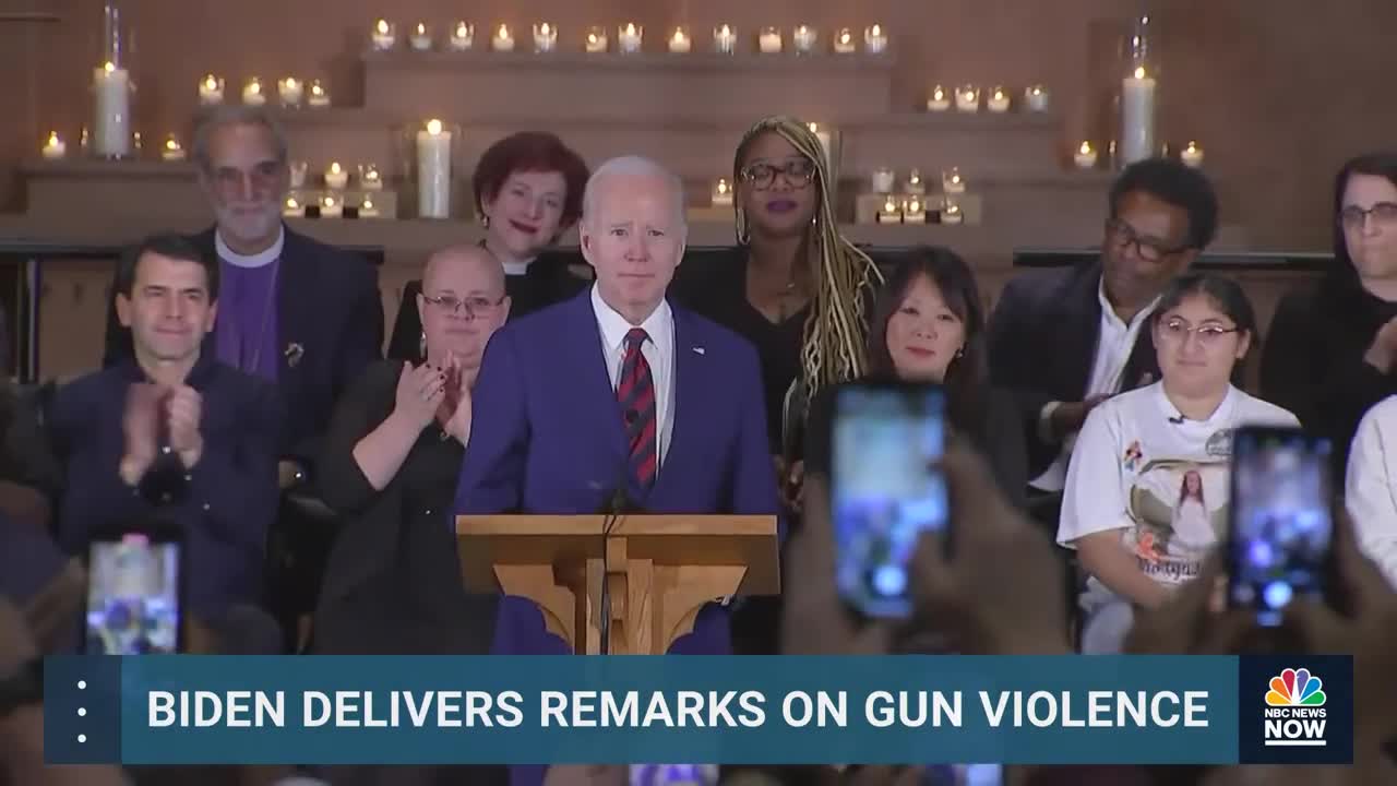 Biden delivers remarks on gun violence