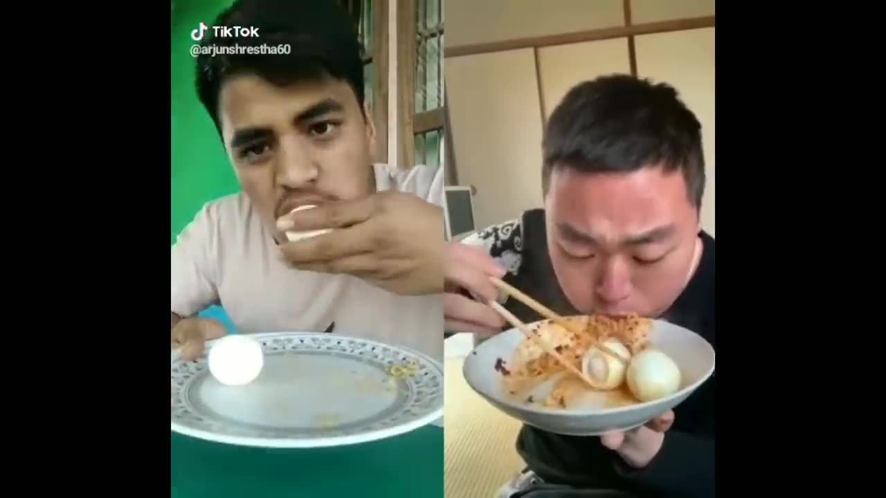 Funny Food Challange On TikTok india vs china