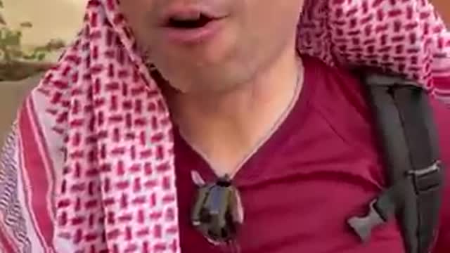 Football fans greet in Arabic at World Cup