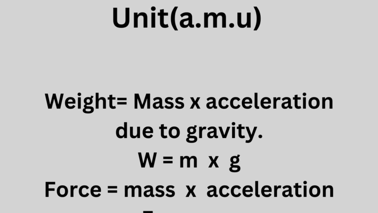 Atomic Mass