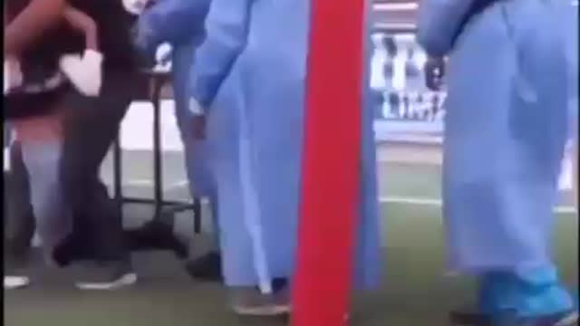 Forcibly Jabbing a young female