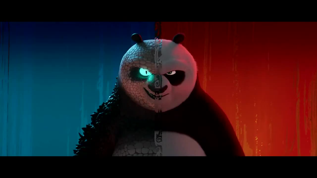 Kung Fu Panda 4 - Official Po vs. Chameleon Po Clip (2024) Jack Black, Viola Davis