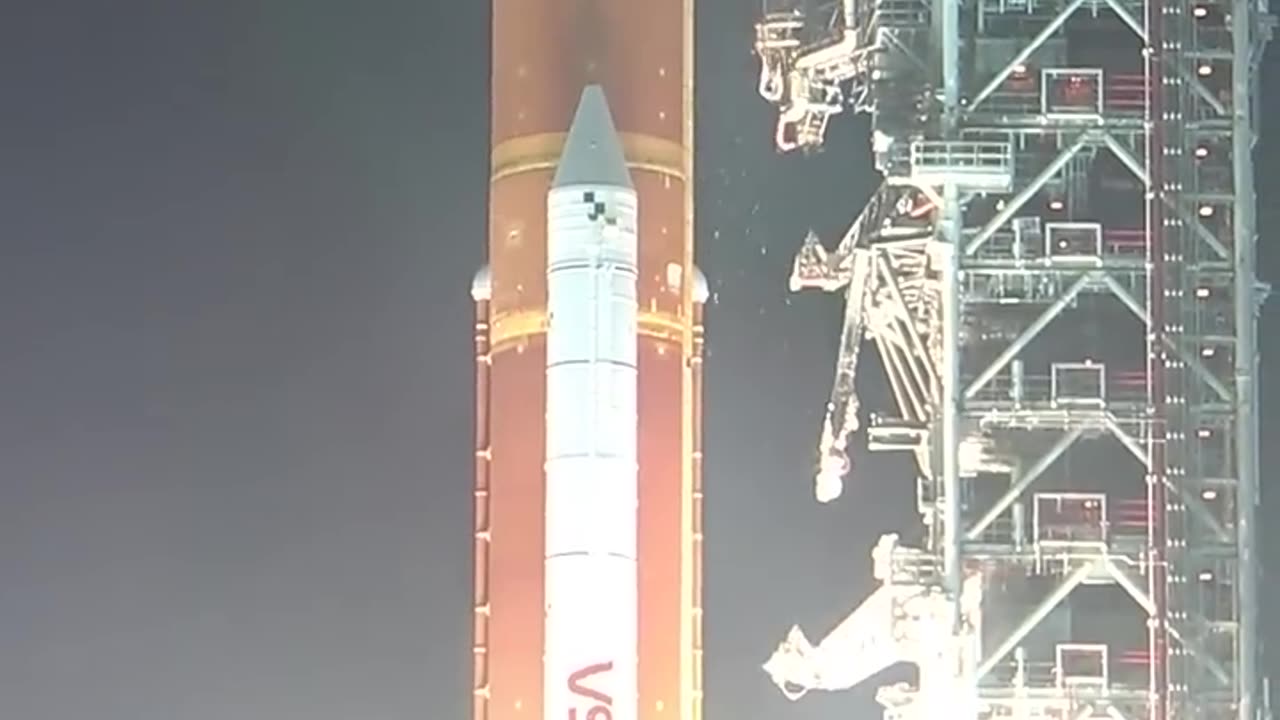 NASA's Artemis I Rocket Launch from Launch Pad 39B Perimeter