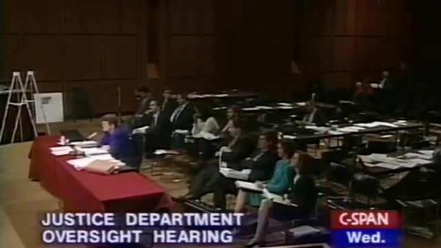 Senator Hatch and Janet Reno