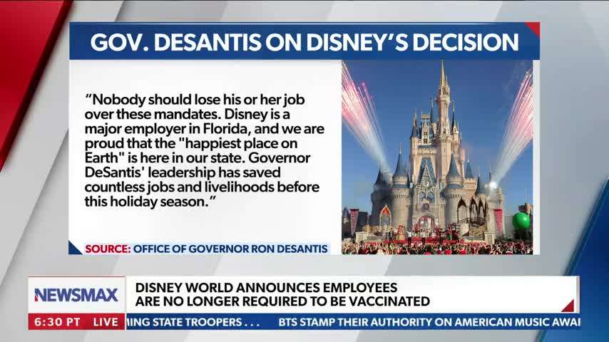 Disney World Drops Covid Vaccine Mandates