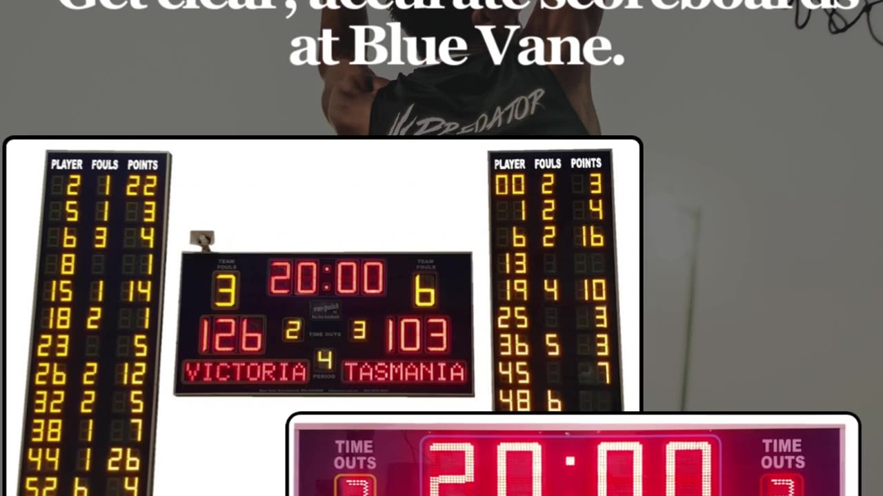 Electronic Scoreboards Melbourne: Inventive Scoring Systems by Blue Vane