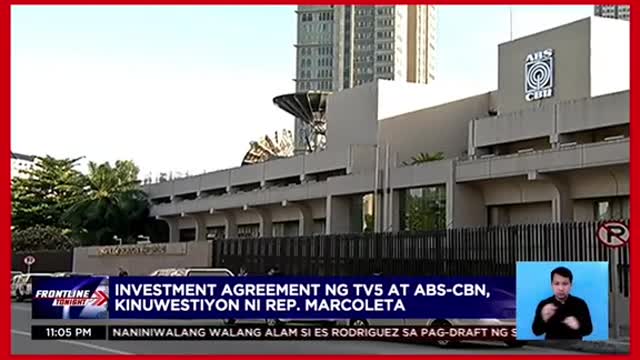 llang mambabatas,naniniwalang walangmasama sa investment dealng ABS-CBN at TV5