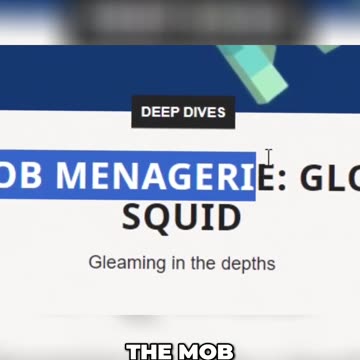 Discovering the Illuminating Secrets of Minecraft's Glow Squids