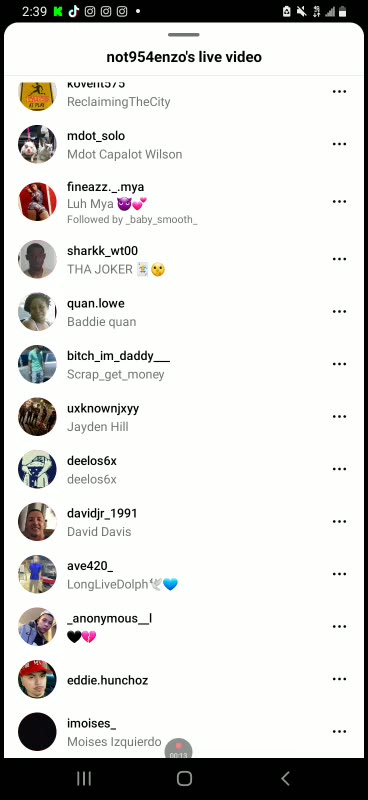 954enzo with lilperk ig live 7/2/23