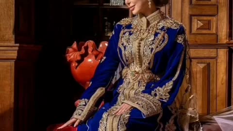 قفطان النطع المغربي morocco caftan ntae