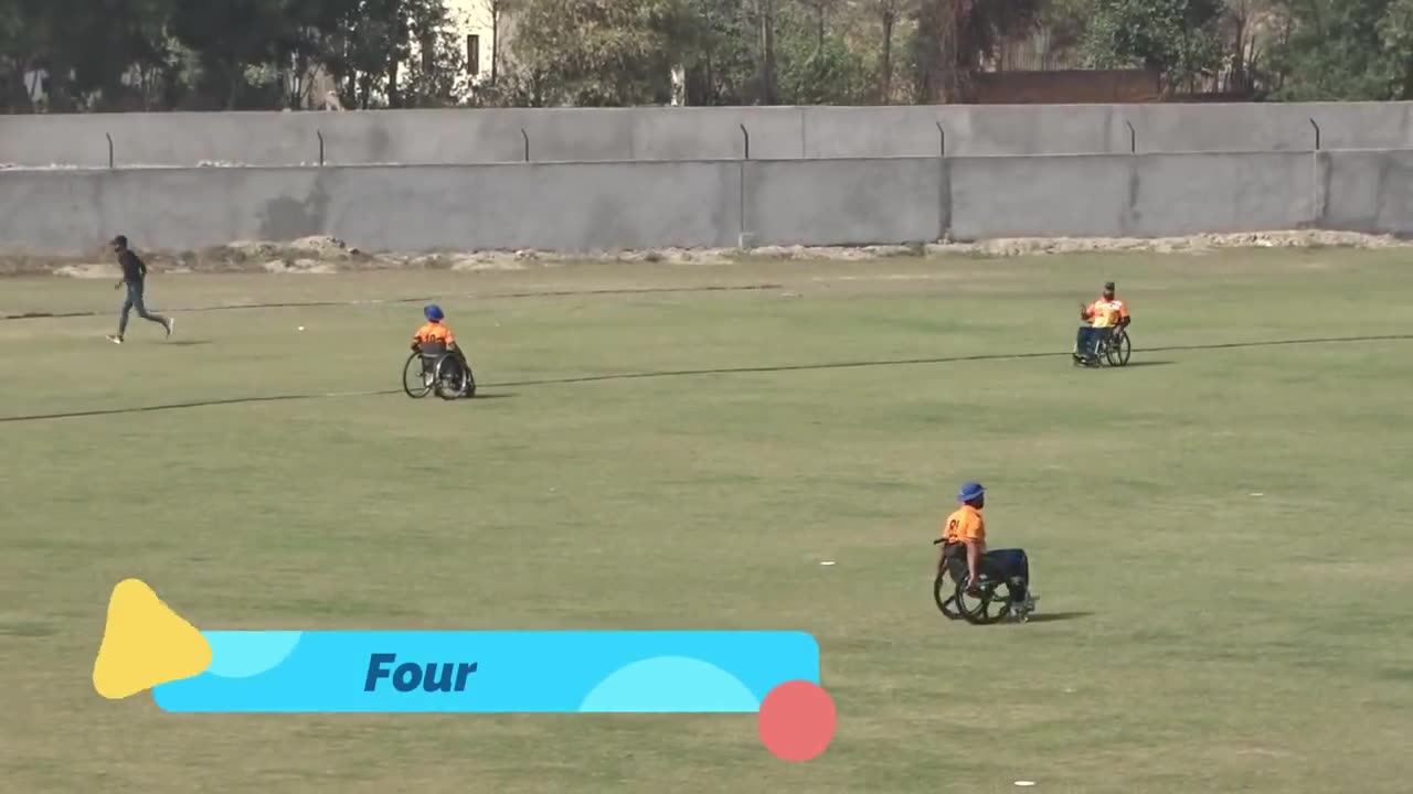 साहिल की तूफानी पारी [ Great Fifty Knock by Sahil ] Wheel Chair Cricket