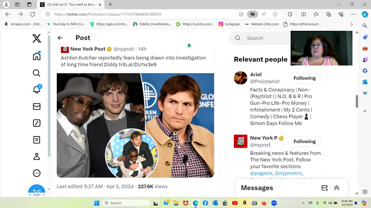 Ashton Kutcher PDiddy - Pedogate Trail