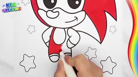 How To Color Super Sonic RED - @KeaCreative2