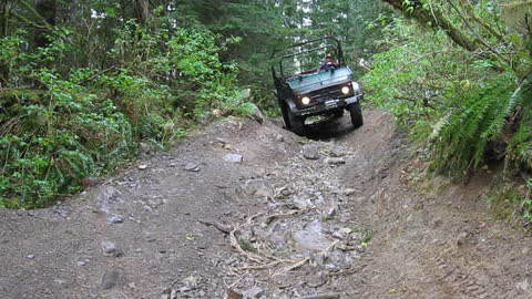 Unimog 404 at Reiter Pit trails