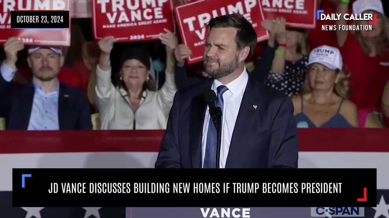 JD Vance Discusses Building New Homes If Trump Becomes President