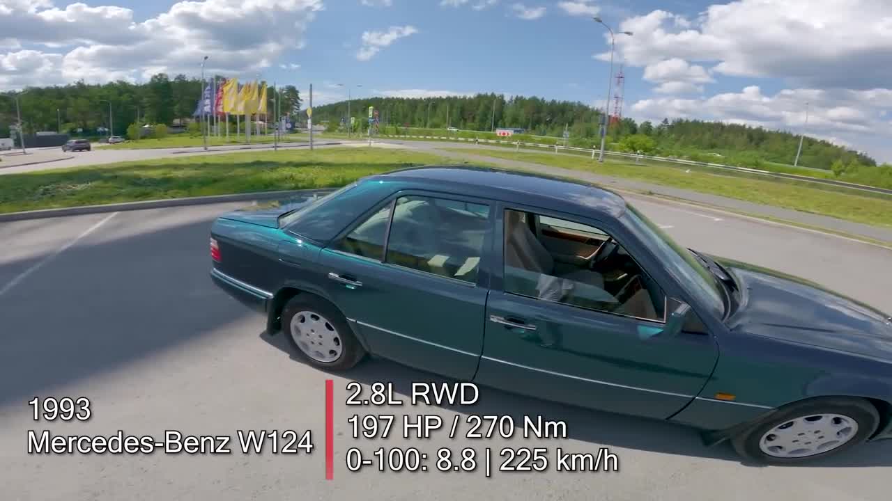 1993 Mercedes-Benz W124 2.8 AT - POV TEST DRIVE-4