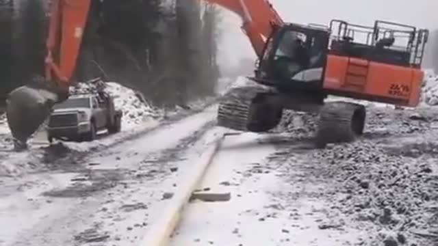 Excavator worker level 100!!!