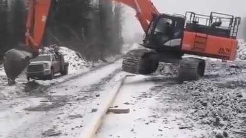 Excavator worker level 100!!!