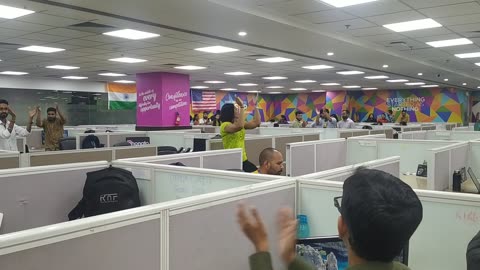 Zumba Dance In Office