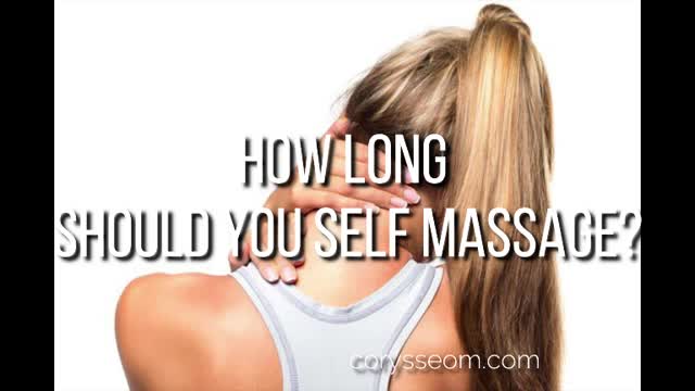 Self massage how to do it?