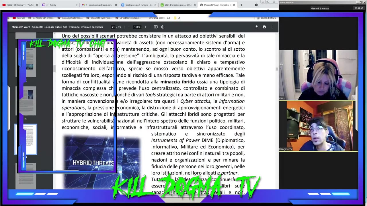 La Guerra ibrida cognitiva e il controllo sino al pensiero-Trasformazione Globale-CEMA Cyber and Electro Magnetic Activities MDO Multi Domain Operation 2035 DOCUMENTARIO Un breve sguardo all'agenda pedo satanica LGBTQ 2030