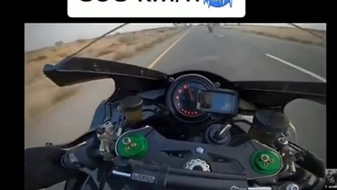 top speed: Kawasaki ninja h2r😱🥵😬