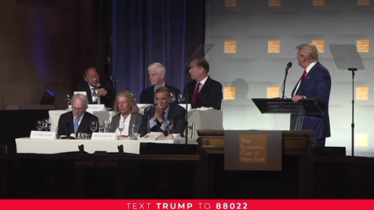 President Trump takes Question 3