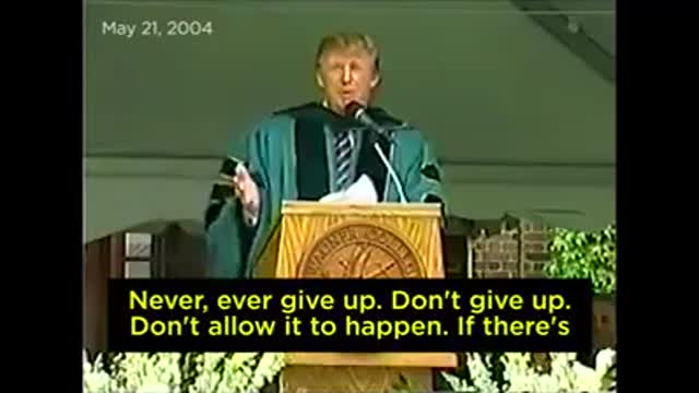 Never Give Up (Donald Trump)