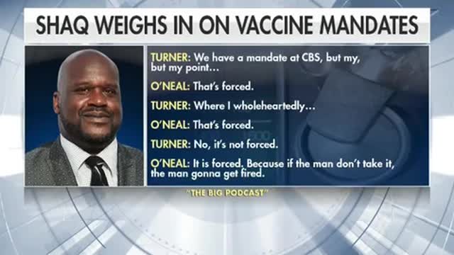 Shaq dunks on vaccine mandates