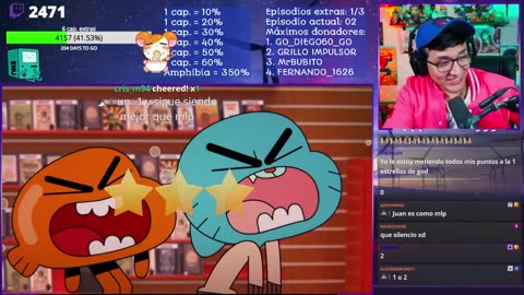 REACCIONO POR PRIMERA VEZ A GUMBALL "GUMBALL Y EL SR. ROBINSON" 😂 #01