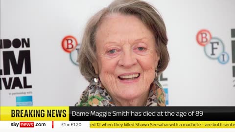 BREAKING: Dame Maggie Smith, known for her roles in Harry Potter and Downton Abbey, has died