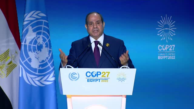 Egyptian president calls for end to war in Ukraine