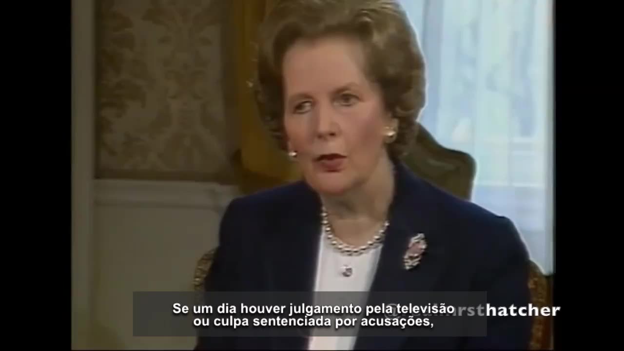 Thatcher Sobre Julgamento Pela Televisão | Thatcher On Trial By Media