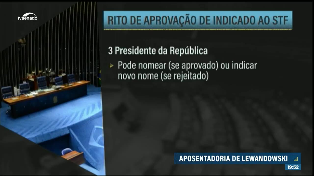 Recortes - Aposentadoria de Lewandowski repercute no Senado. Quem será o indicado???