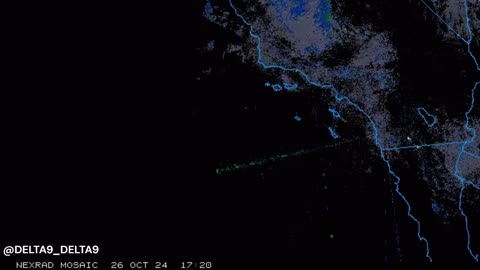 smoking gun straight line pulse radar anomalies over sth west coast