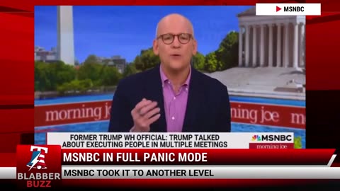 MSNBC In Full Panic Mode