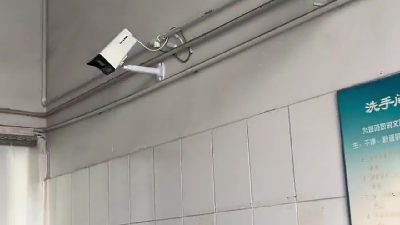 every toilet squat in the factory is equipped with surveillance