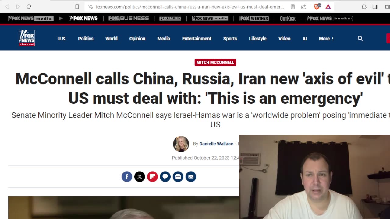 McConnell wants US to go to WAR with RUSSIA, CHINA, and IRAN